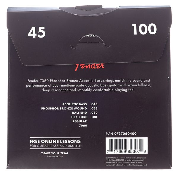 Fender 7060 Acoustic Bass Strings