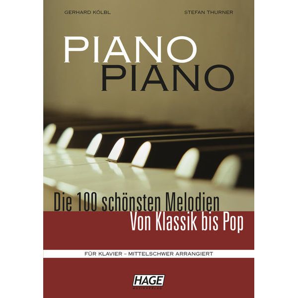 Hage Musikverlag Piano Piano 1 Intermediate