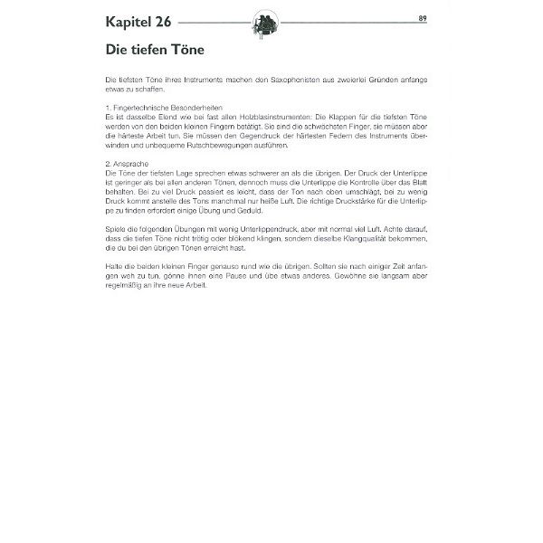 Voggenreiter Das Saxophonbuch 1