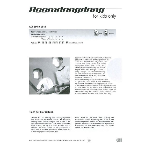 Helbling Verlag Boomwhackers im Klassengroove