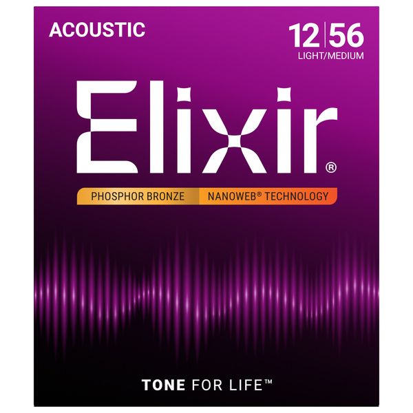 Elixir 16077 Light Medium Nanoweb
