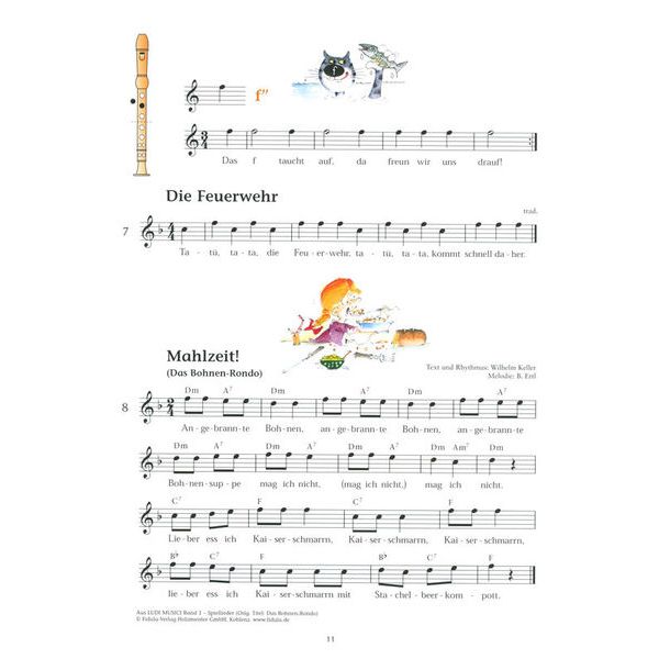 Holzschuh Verlag Jede Menge Flötentöne 1 Alto