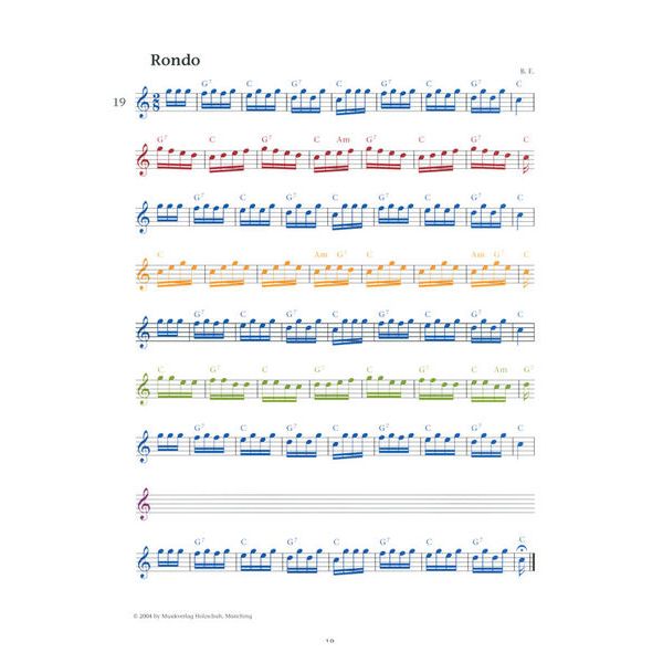 Holzschuh Verlag Jede Menge Flötentöne 1 Alto