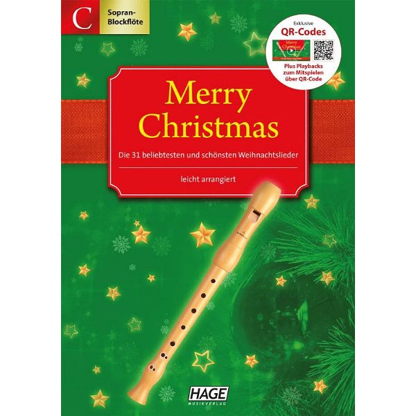Hage Musikverlag Merry Christmas Blockflöte