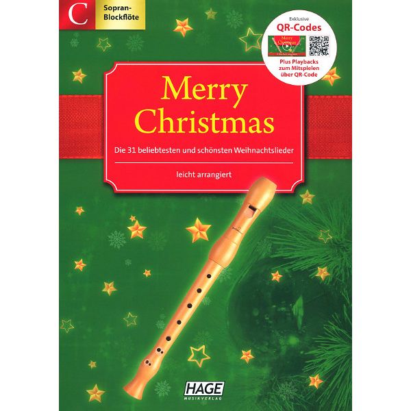 Hage Musikverlag Merry Christmas Blockflöte