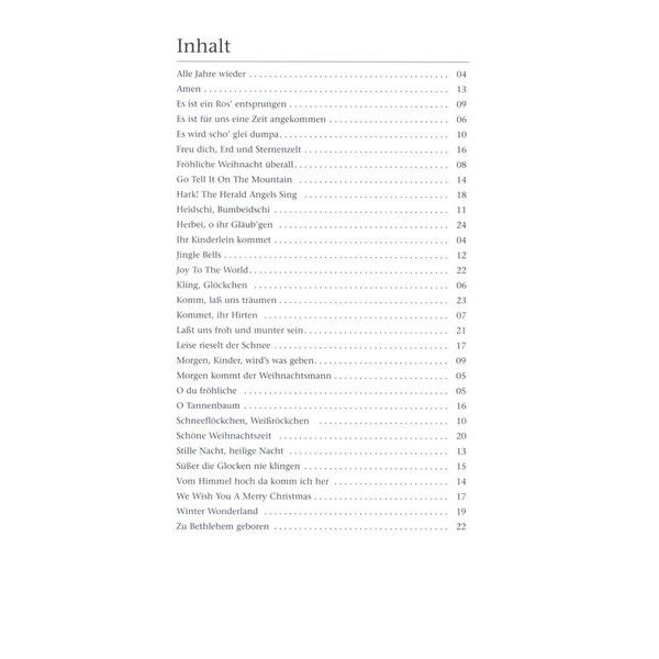 Hage Musikverlag Merry Christmas Eb