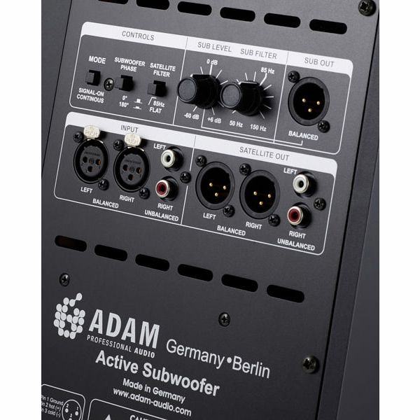 Adam Sub8 subwoofer activo DJ y de estudio (por unidad)