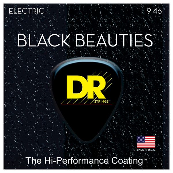 DR Strings Black Beauties BKE-9/46