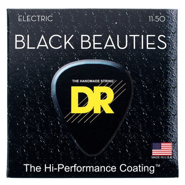 DR Strings Black Beauties BKE-11