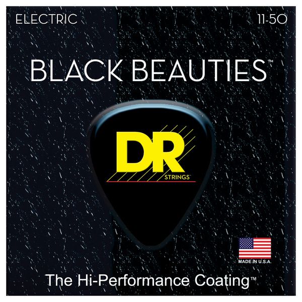 DR Strings Black Beauties BKE-11