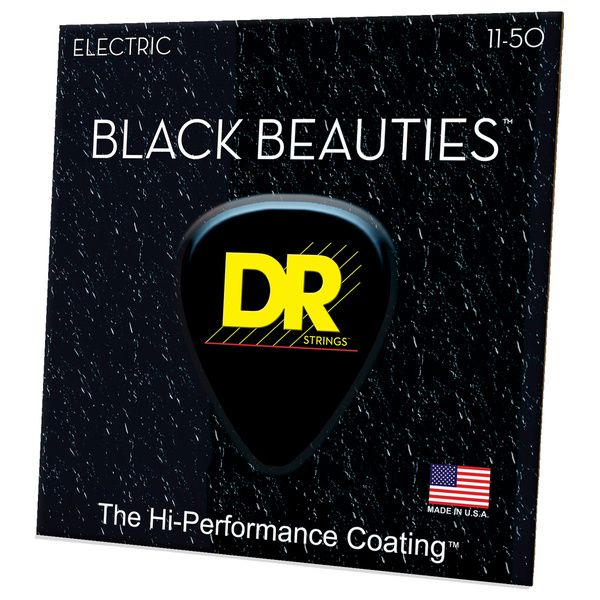 DR Strings Black Beauties BKE-11