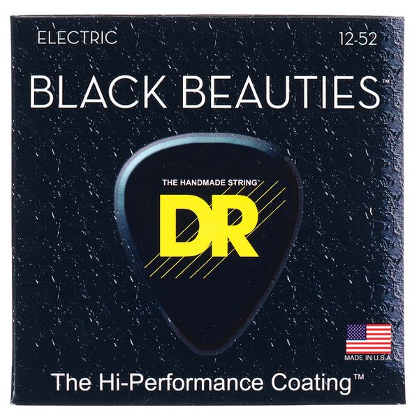 DR Strings Black Beauties BKE-12