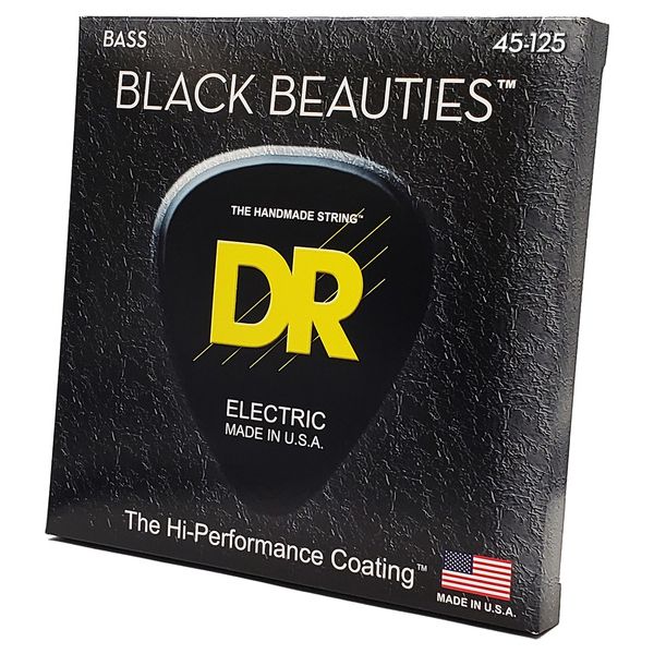 DR Strings Black Beauties BKB5-45