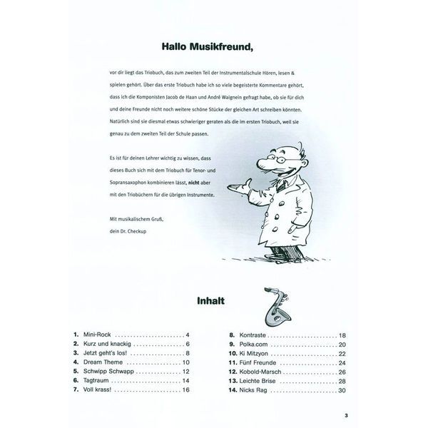 De Haske Hören Lesen Trio 2 A-Sax