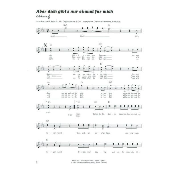 Musikverlag Hildner 100 Hits für C-Instrumente