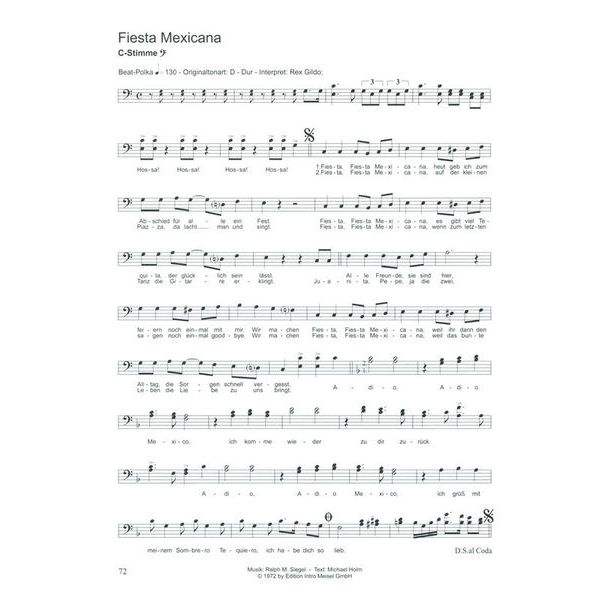 Musikverlag Hildner 100 Hits für C-Instrumente