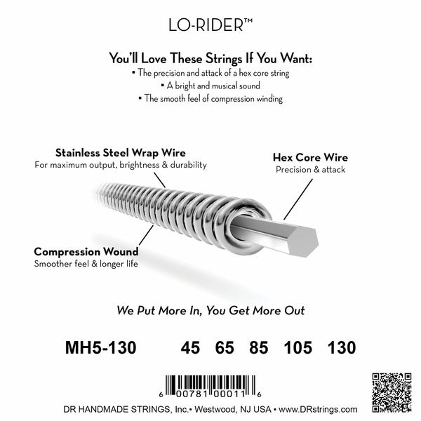 DR Strings Lo-Rider MH5-130