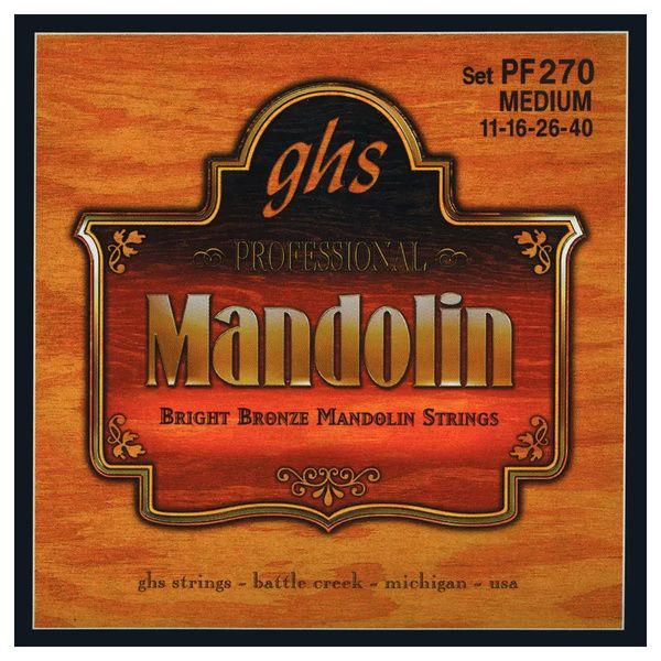 GHS PF270 Mandolin String Set Med.