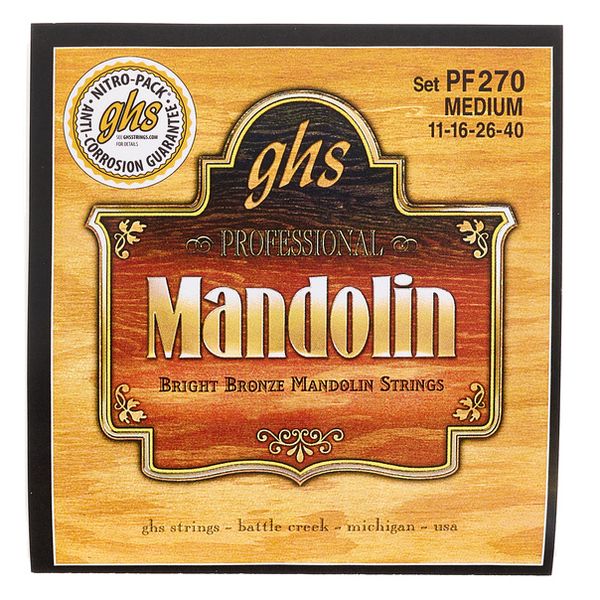 GHS PF270 Mandolin String Set Med.
