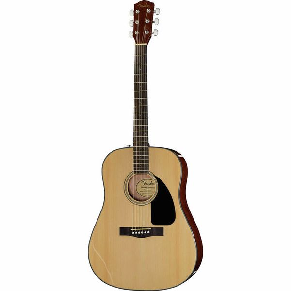 Fender CD-60 Dreadnought Acoustic Guitar – Natural Spruce Top, Walnut Fretboard – Includes Case