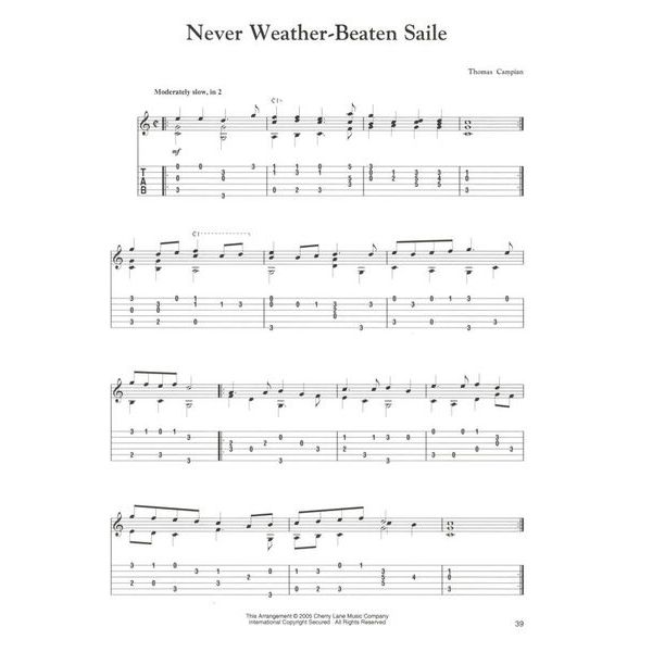 Cherry Lane Music Company 50 Renaissance Solos Guitar