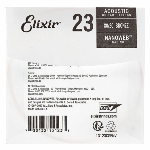 Elixir .023 Western Guitar