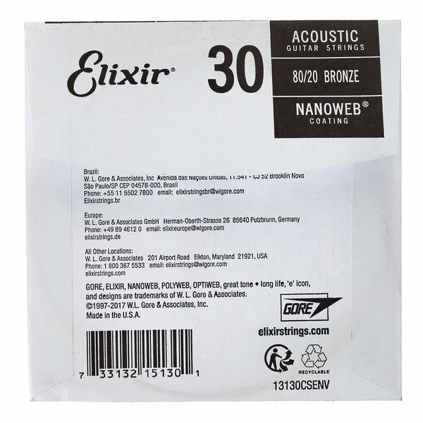 Elixir .030 Western Guitar