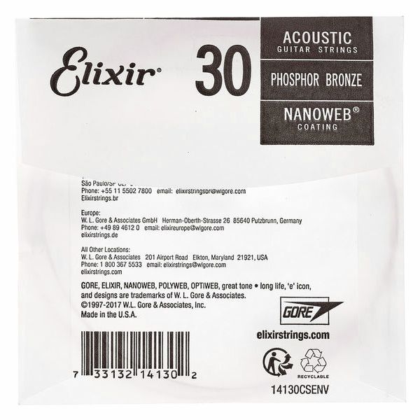 Elixir .030 Western Guitar Ph.
