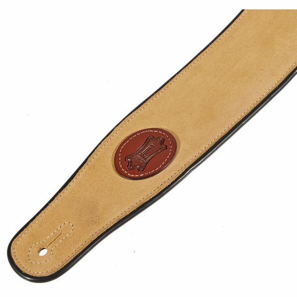 Levys Piped Suede Strap 2,5" Tan