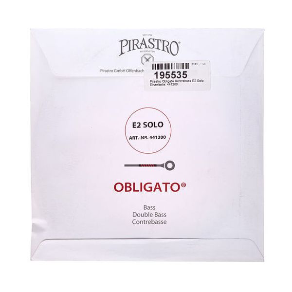 Pirastro Obligato Double Bass E2 Solo
