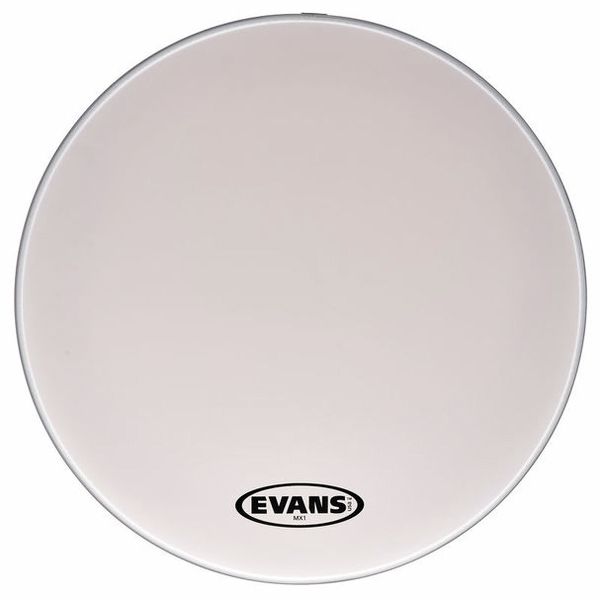 Evans 26" MX1 Bass Drum Head (White)