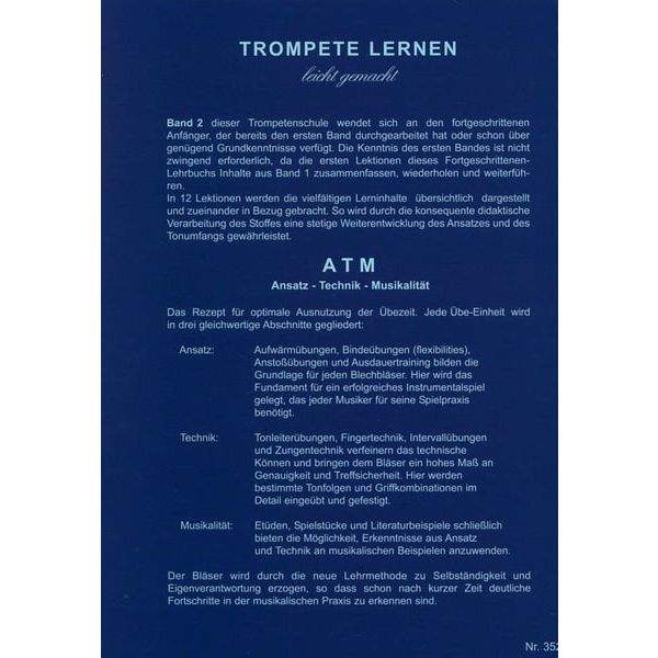 Musikverlag Schweizer Trompete Lernen Leicht 2