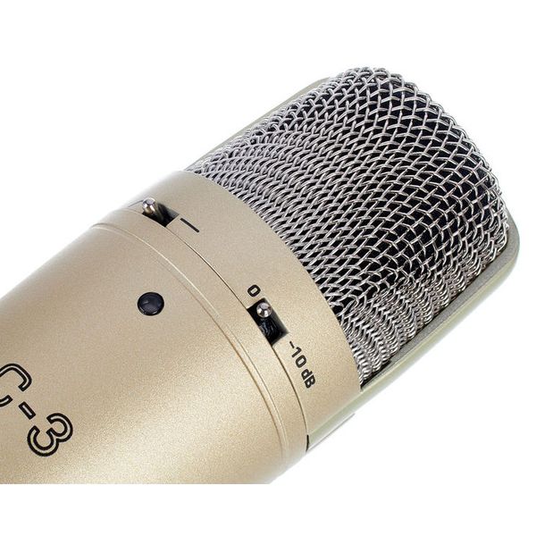 Behringer C-3 Microphone à condensateur directivités /Niere/Acht  sélectionnable