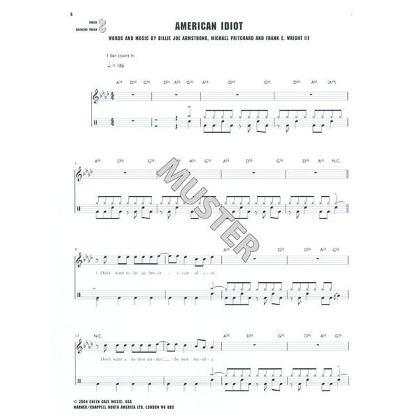 Faber Music Green Day Drums Play-Along