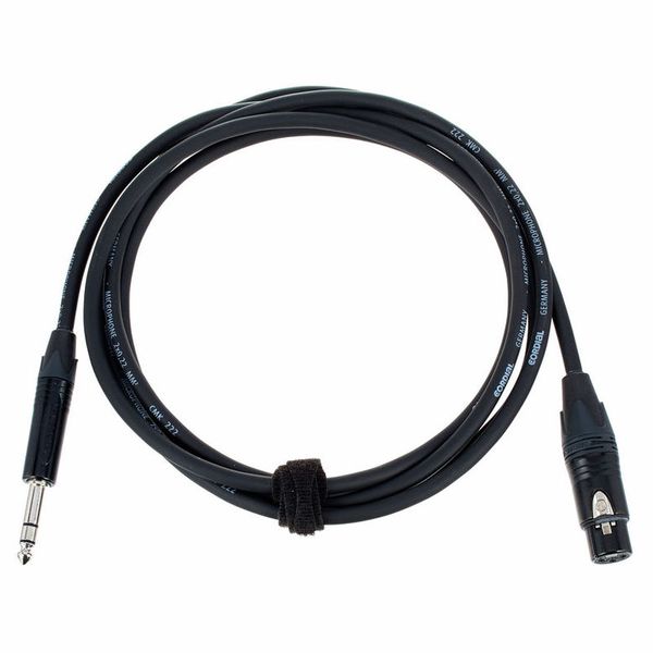 Cordial CPM 5 MV Microphone Cable XLR male - jack stereo 5m Neutrik