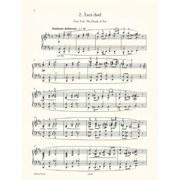Edition Peters Grieg Peer-Gynt-Suite 1
