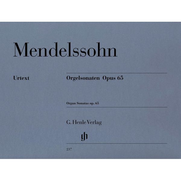 Henle Verlag Mendelssohn Orgelsonaten