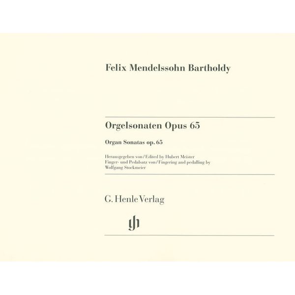 Henle Verlag Mendelssohn Orgelsonaten