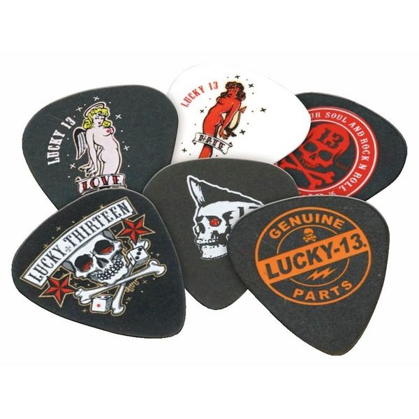 Dunlop Plectrum Lucky II 13 Pack 0,60