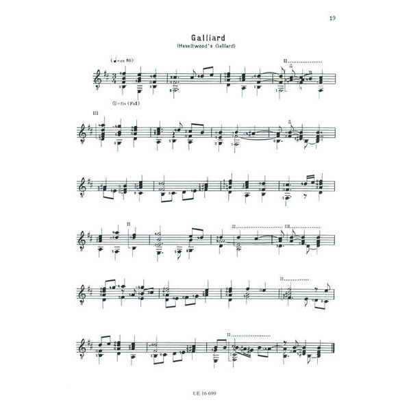 Universal Edition Dowland Solowerke 1
