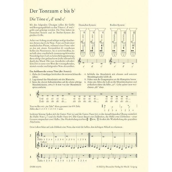 Deutscher Verlag für Musik Neue Schule für Klarinette 1