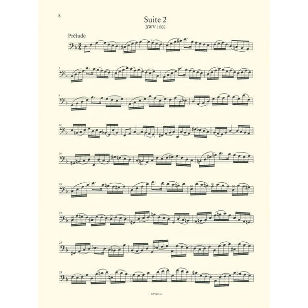 Wiener Urtext Edition Bach Suiten für Violoncello