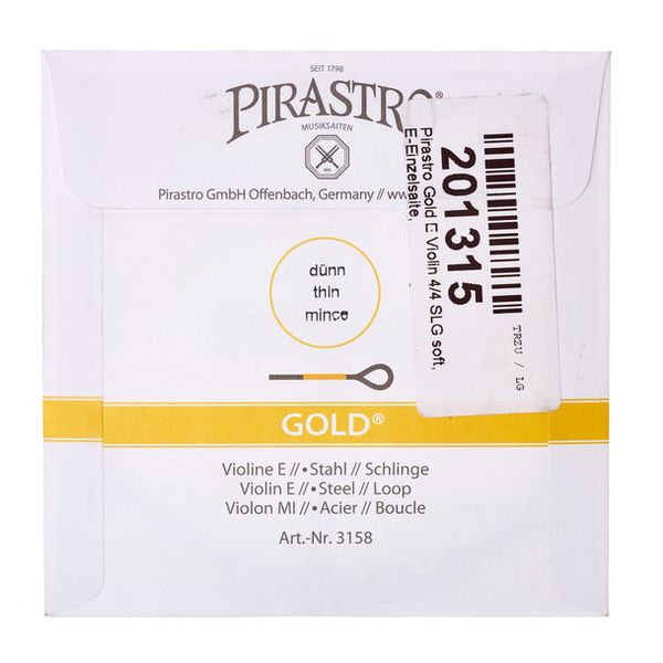 Pirastro Gold E Violin 4/4 SLG soft