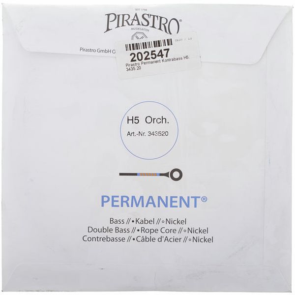Pirastro Permanent H5 Bass 4/4-3/4