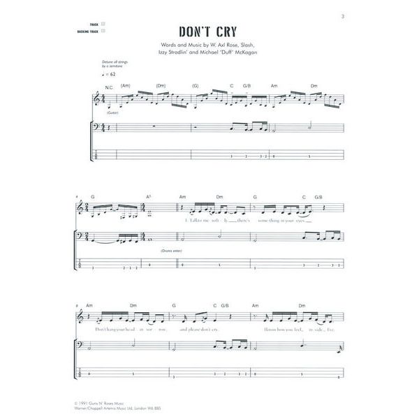 Faber Music Guns N´ Roses Bass Play-Along