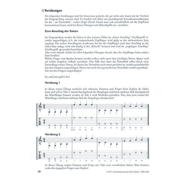 Acoustic Music Books Picking Basics