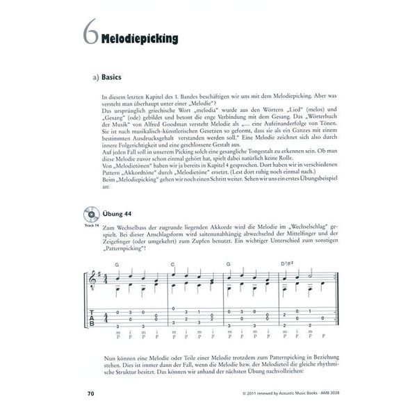 Acoustic Music Books Picking Basics