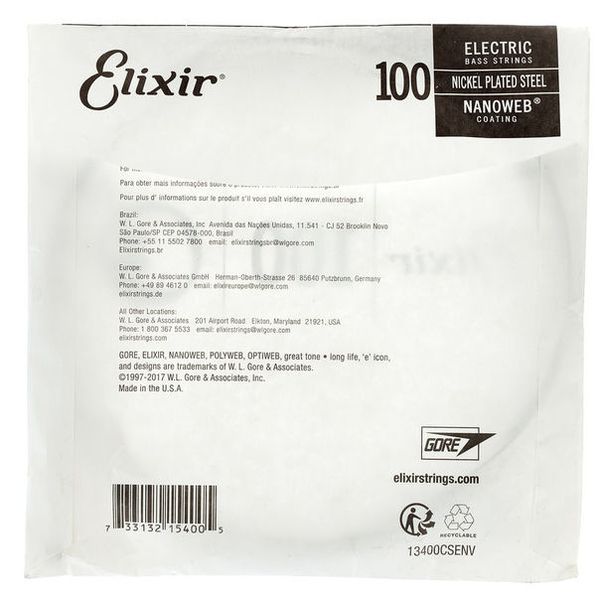 Elixir .100 El. Bass Single String