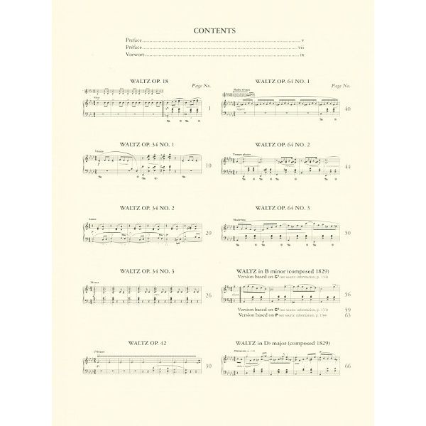 Edition Peters Complete Chopin Waltzes