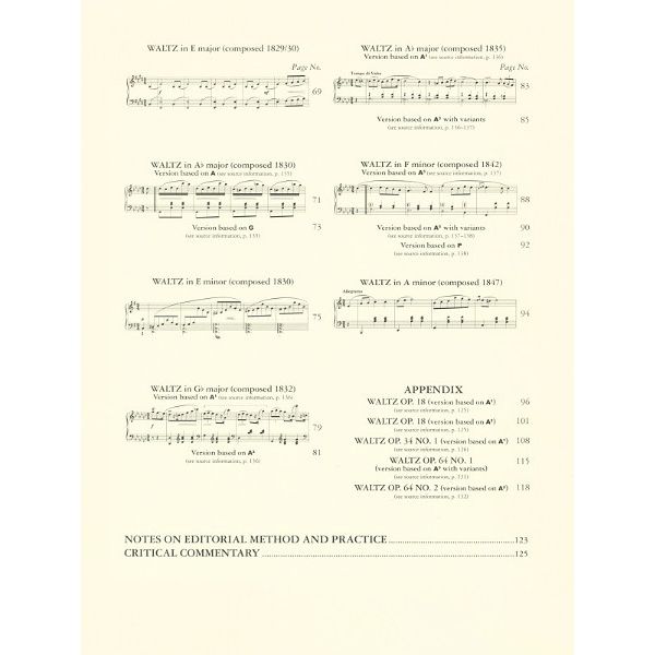 Edition Peters Complete Chopin Waltzes